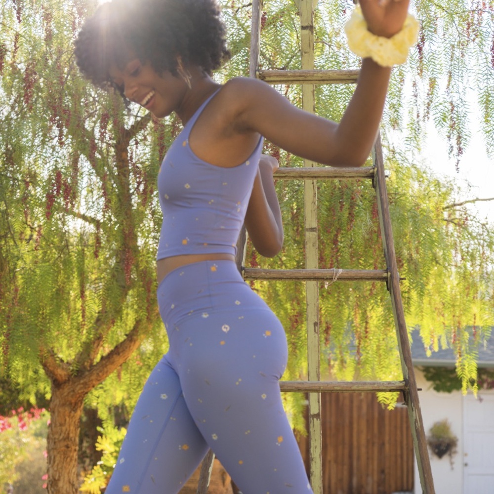 POPFLEX Cottagecore Floral Crop Top